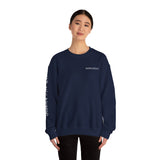 BAB Logo (Front)___Hamilton Paint Splash (Back)  ||  Unisex Heavy Blend™ Crewneck Sweatshirt