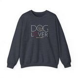 Dog Lover with Beige BAB Logo (Front)___BAB Oval Outline (Back)  ||  Unisex Heavy Blend™ Crewneck Sweatshirt