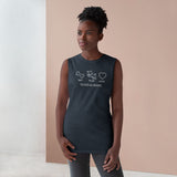 Eat. Play. Love. (Front)__BAB Oval (Back)  || Men's Ultra Cotton Sleeveless Tank