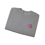 Heart Paw Print With BAB Logo || Unisex Heavy Blend™ Crewneck Sweatshirt