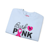 Bark Pink (Front)___BAB Oval (Back)   |   Unisex Heavy Blend™ Crewneck Sweatshirt