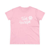 Think Paw'sitive  ||  Women's Heavy Cotton Tee