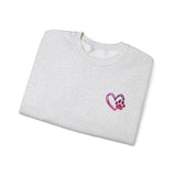 Heart Paw Print With BAB Logo || Unisex Heavy Blend™ Crewneck Sweatshirt