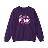 Bark Pink (Front)___BAB Oval (Back)  ||  Unisex Heavy Blend™ Crewneck Sweatshirt