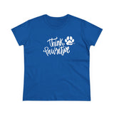 Think Paw'sitive  ||  Women's Heavy Cotton Tee