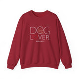 Dog Lover with White BAB Logo (Front)___BAB Oval Outline (Back)  | |  Unisex Heavy Blend™ Crewneck Sweatshirt