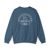 Rescued Is My Favorite Breed (Front)___BAB Oval Outline (Back)  ||  Unisex Heavy Blend™ Crewneck Sweatshirt