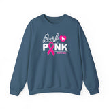 Bark Pink (Front)___BAB Oval (Back)  ||  Unisex Heavy Blend™ Crewneck Sweatshirt