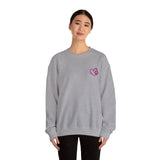 Heart Paw Print With BAB Logo || Unisex Heavy Blend™ Crewneck Sweatshirt