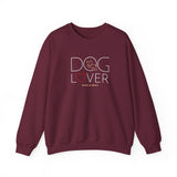 Dog Lover with Beige BAB Logo (Front)___BAB Oval Outline (Back)  ||  Unisex Heavy Blend™ Crewneck Sweatshirt