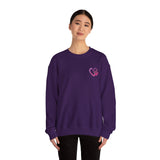 Heart Paw Print With BAB Logo || Unisex Heavy Blend™ Crewneck Sweatshirt