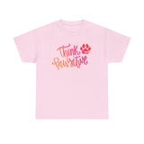 Think Paw'sitive  ||  Organic Women's Lover T-shirt
