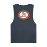 Rescued Is My Favorite Breed (Front)__BAB Oval (Back)  || Men's Ultra Cotton Sleeveless Tank