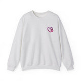 Heart Paw Print With BAB Logo || Unisex Heavy Blend™ Crewneck Sweatshirt