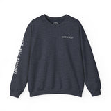 BAB Logo (Front)___Hamilton Paint Splash (Back)  ||  Unisex Heavy Blend™ Crewneck Sweatshirt