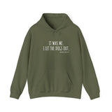 It Was Me. I Let The Dogs Out ||  Unisex Heavy Blend™ Pullover Hooded Sweatshirt