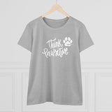 Think Paw'sitive  ||  Women's Heavy Cotton Tee
