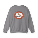 Love Paw Print (Front)___BAB Oval (Back)  ||  Unisex Heavy Blend™ Crewneck Sweatshirt