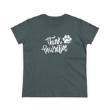 Think Paw'sitive  ||  Women's Heavy Cotton Tee