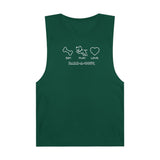 Eat. Play. Love. (Front)__BAB Oval (Back)  || Men's Ultra Cotton Sleeveless Tank