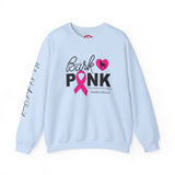 Bark Pink (Front)___BAB Oval (Back)   |   Unisex Heavy Blend™ Crewneck Sweatshirt