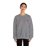 Heart Paw Print With BAB Logo || Unisex Heavy Blend™ Crewneck Sweatshirt