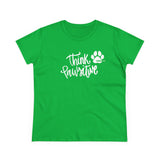 Think Paw'sitive  ||  Women's Heavy Cotton Tee