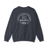 Rescued Is My Favorite Breed (Front)___BAB Oval Outline (Back)  ||  Unisex Heavy Blend™ Crewneck Sweatshirt
