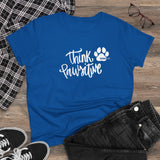 Think Paw'sitive  ||  Women's Heavy Cotton Tee