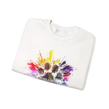Paw Print Explosion || Unisex Heavy Blend™ Crewneck Sweatshirt