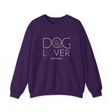 Dog Lover with White BAB Logo (Front)___BAB Oval Outline (Back)  | |  Unisex Heavy Blend™ Crewneck Sweatshirt