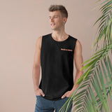 BAB Logo (Front)__Live, Love, Bark (Back)  || Men's Ultra Cotton Sleeveless Tank