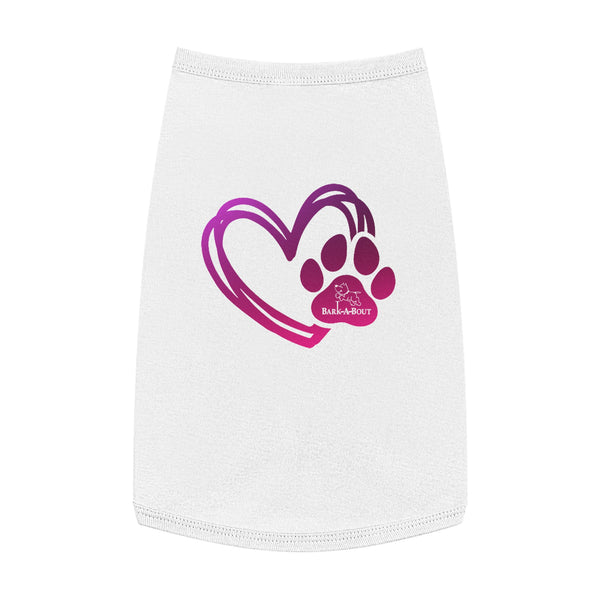 Heart Paw Print with BAB logo || Pet Tank Top