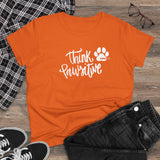 Think Paw'sitive  ||  Women's Heavy Cotton Tee