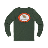 Bark-A-Bout Dog Jumping Logo || Unisex Jersey Long Sleeve Tee