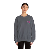 Heart Paw Print With BAB Logo || Unisex Heavy Blend™ Crewneck Sweatshirt