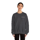 BAB Logo (Front)___Hamilton Paint Splash (Back)  ||  Unisex Heavy Blend™ Crewneck Sweatshirt