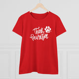 Think Paw'sitive  ||  Women's Heavy Cotton Tee