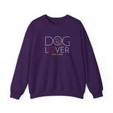 Dog Lover with Beige BAB Logo (Front)___BAB Oval Outline (Back)  ||  Unisex Heavy Blend™ Crewneck Sweatshirt