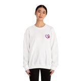 Heart Paw Print With BAB Logo || Unisex Heavy Blend™ Crewneck Sweatshirt