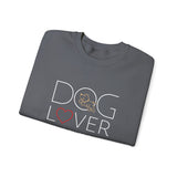Dog Lover with White BAB Logo (Front)___BAB Oval Outline (Back)  | |  Unisex Heavy Blend™ Crewneck Sweatshirt