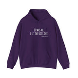 It Was Me. I Let The Dogs Out ||  Unisex Heavy Blend™ Pullover Hooded Sweatshirt
