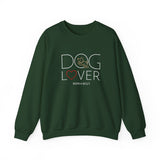 Dog Lover with White BAB Logo (Front)___BAB Oval Outline (Back)  | |  Unisex Heavy Blend™ Crewneck Sweatshirt