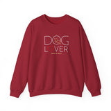 Dog Lover with Beige BAB Logo (Front)___BAB Oval Outline (Back)  ||  Unisex Heavy Blend™ Crewneck Sweatshirt
