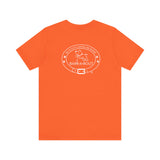 Eat. Play. Love (Front)___BAB Oval Outline (Back) | | Bella + Canvas 3001 Unisex Jersey Short Sleeve Tee