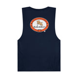 Rescued Is My Favorite Breed (Front)__BAB Oval (Back)  || Men's Ultra Cotton Sleeveless Tank