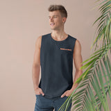 BAB Logo (Front)__Live, Love, Bark (Back)  || Men's Ultra Cotton Sleeveless Tank