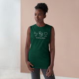 Eat. Play. Love. (Front)__BAB Oval (Back)  || Men's Ultra Cotton Sleeveless Tank