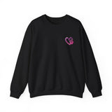 Heart Paw Print With BAB Logo || Unisex Heavy Blend™ Crewneck Sweatshirt