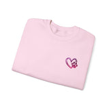 Heart Paw Print With BAB Logo || Unisex Heavy Blend™ Crewneck Sweatshirt